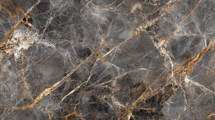 Abstract seamless pattern of grey and gold marble texture for background and interior design