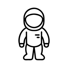 astronaut-icon line art