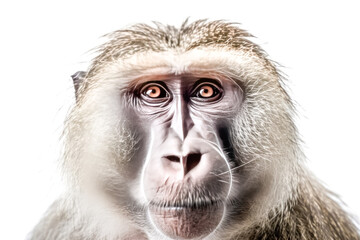 Obraz premium A cartoon monkey with a white face and a white fur coat.