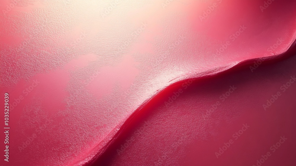 Poster the vibrant red fluid creates an undulating shape on the smooth surface, reflecting soft light and h