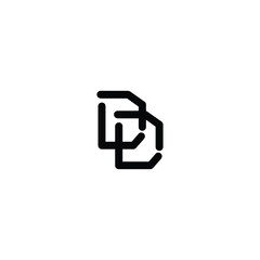 DD monogram logo design letter text name symbol monochrome logotype alphabet character simple logo