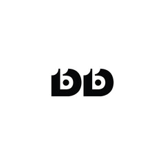 DD monogram logo design letter text name symbol monochrome logotype alphabet character simple logo