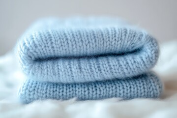 Soft and Gentle Baby Knits - Premium Cozy Pastel Blankets for Newborns, Craft with Love and Care