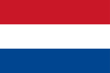 Flag of the Netherlands. An illustration of the Netherlands flag.