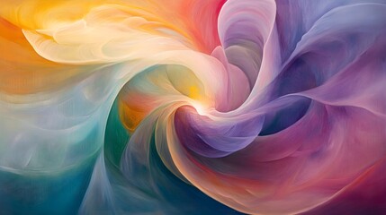 Obraz premium Abstract Swirling Colors Artistic Background Texture