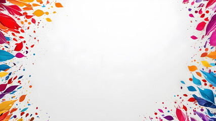 Fototapeta premium Colorful template design for greeting card. Invitation card template suitable for wedding, greeting, banner, cover. invitation card template design.