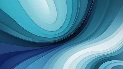 abstract blue background, blue and white lines in shades or silk wavy folds, illustration, blue, background, design, pattern, curve, art, vector, smooth, modern, shape, decoration, wave, texture. ai