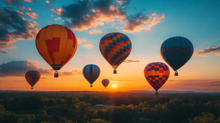 Obraz premium Hot Air Balloon