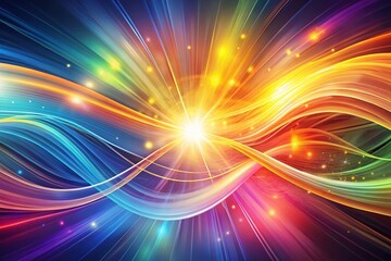 Obraz premium Abstract Energy Background for Creative Projects and Digital Media