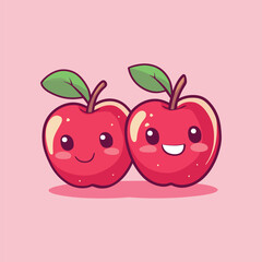 Delicious Apple Vector Icon for Nutrition and Wellness Themes