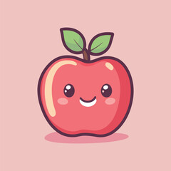 Apple Fruit Vector Design for Food, Nutrition, and Logos