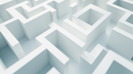 White Labyrinth: A Symbolic Maze of Choice