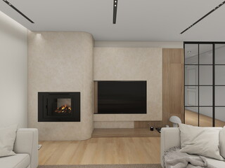 SALON COMEDOR DE CASA DE LUJO CON JARDIN Y TERRAZA 