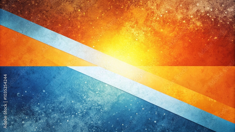Poster abstract retro web banner with grainy texture and color gradient for creative projects