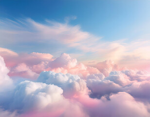 The sun is setting, creating pink and blue clouds, perfect for climate change awareness projects