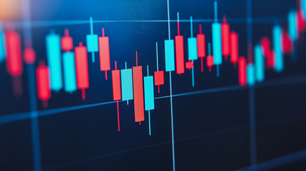 Abstract business  and charts and graphs with statistics to innovative analyze business potential and forecast future development of companies growth.