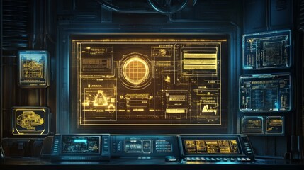 Obraz premium Espionagethemed slot machine with redacted document aesthetics and cipher puzzles