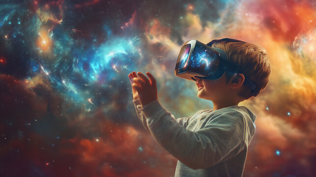 child virtual reality glasses.