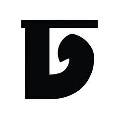 Bold Bengali Alphabet Vector Set