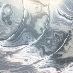 Abstract light gray Marble texture. Fractal digital Art Background. High Resolution. Can be used for background or wallpaper