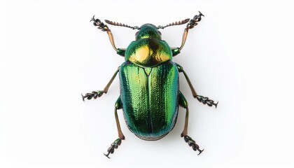 Fototapeta premium Jewel Beetle on White 