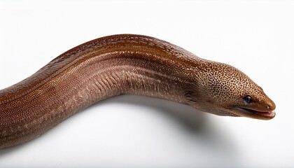 Moray Eel on White