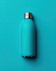 Water Bottle Mockup, high-end and customizable with realistic high-resolution rendering, ideal for branding, packaging design, and professional presentations, AI Generative