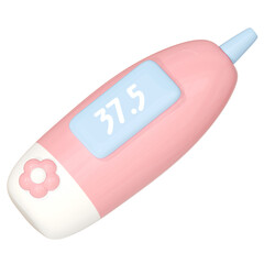 3D Groovy Retro Pink Nurse illustrations