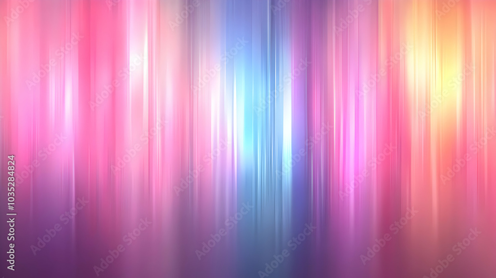 Poster abstract background with colorful vertical lines, a smooth and vibrant visual effect
