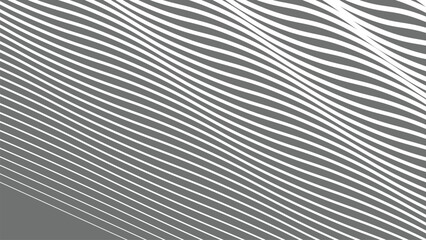 Grey white wave pattern abstract background for backdrop or fabric style