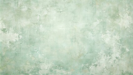 Obraz premium Subtle Green and White Abstract Texture with Distressed Effects