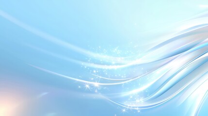 A light blue background with soft light beams radiating from the corners, creating a dynamic and energetic vibe