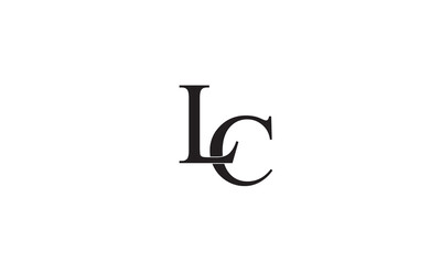 LC, CL, L, C Abstract Letters Logo Monogram