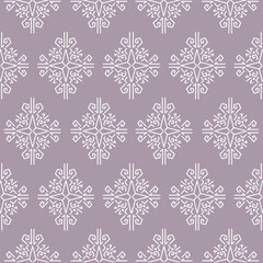 Ethnic Seamless Pattern and pink background. Sticker