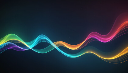 Colorful Abstract Waves | Aurora style | good for visualization of latent spaces