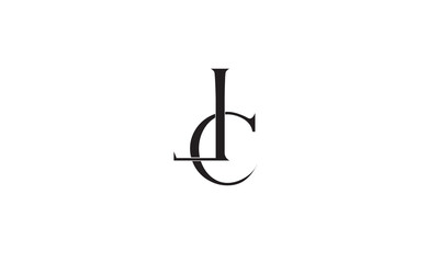 LC, CL, L, C Abstract Letters Logo Monogram