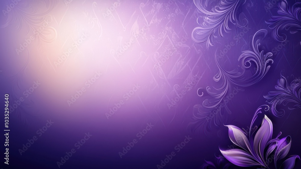 Poster a rich, deep purple textured background with delicate patterns and smooth transitions, evoking elega