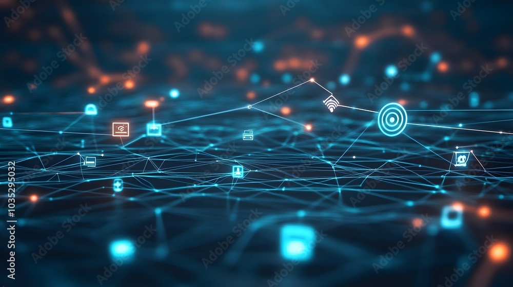 Aufkleber internet network connection wireless communication technology.