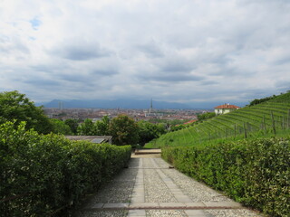 Vista dalla Villa della Regina, Torino, Piemonte, Italia