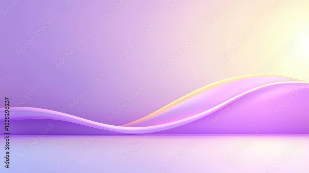 Poster a simple, smooth purple background with soft light gradients, ideal for use as a backdrop for text o