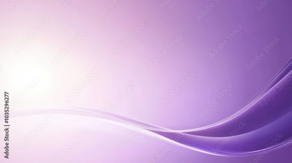 Poster a simple, smooth purple background with soft light gradients, ideal for use as a backdrop for text o