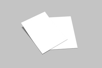 A4 Flyer Blank Mockup