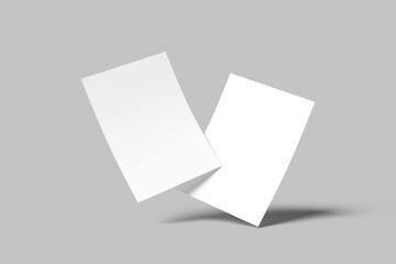 A4 Flyer Blank Mockup