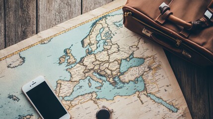 Fototapeta premium Travel Essentials.