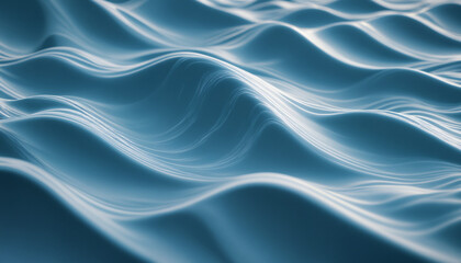 Abstract ice cold landscape | Wavelike art