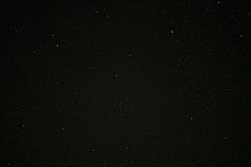 Stars on a clear and black sky