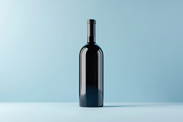 Wine Bottle Mockup, high-end and customizable with realistic high-resolution rendering, ideal for branding, packaging design, and elegant presentations, AI Generative