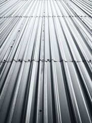 Naklejka premium Industrial Metal Corrugated Roofing