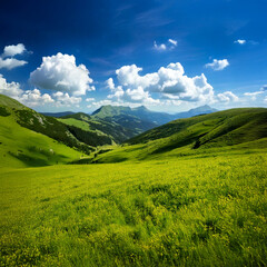 Fototapeta premium landscape with blue sky