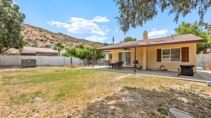 Serene Suburban Sanctuary Inviting Backyard Oasis Perfect for Outdoor Gatherings and Time with Family and Friends